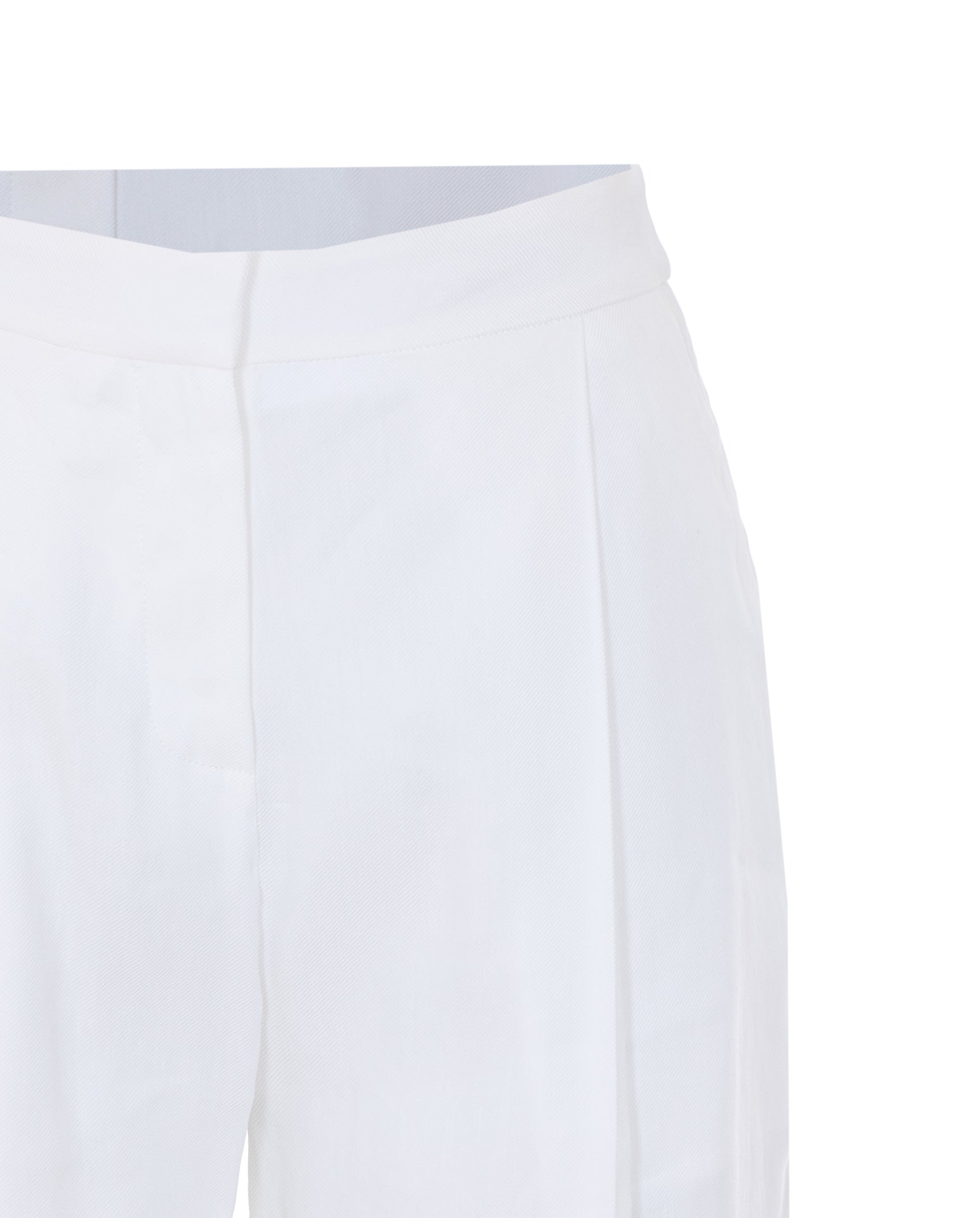 Elisabetta Franchi Trousers White Linen