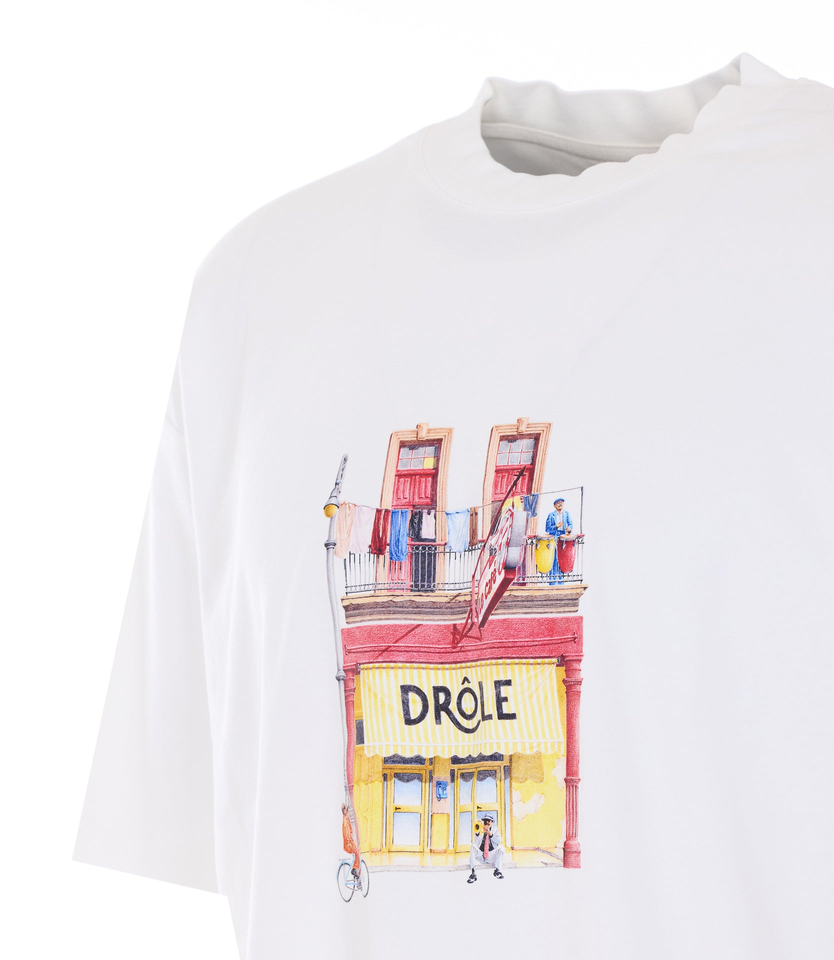 DROLE DE MONSIEUR T-shirts and Polos White Cotton