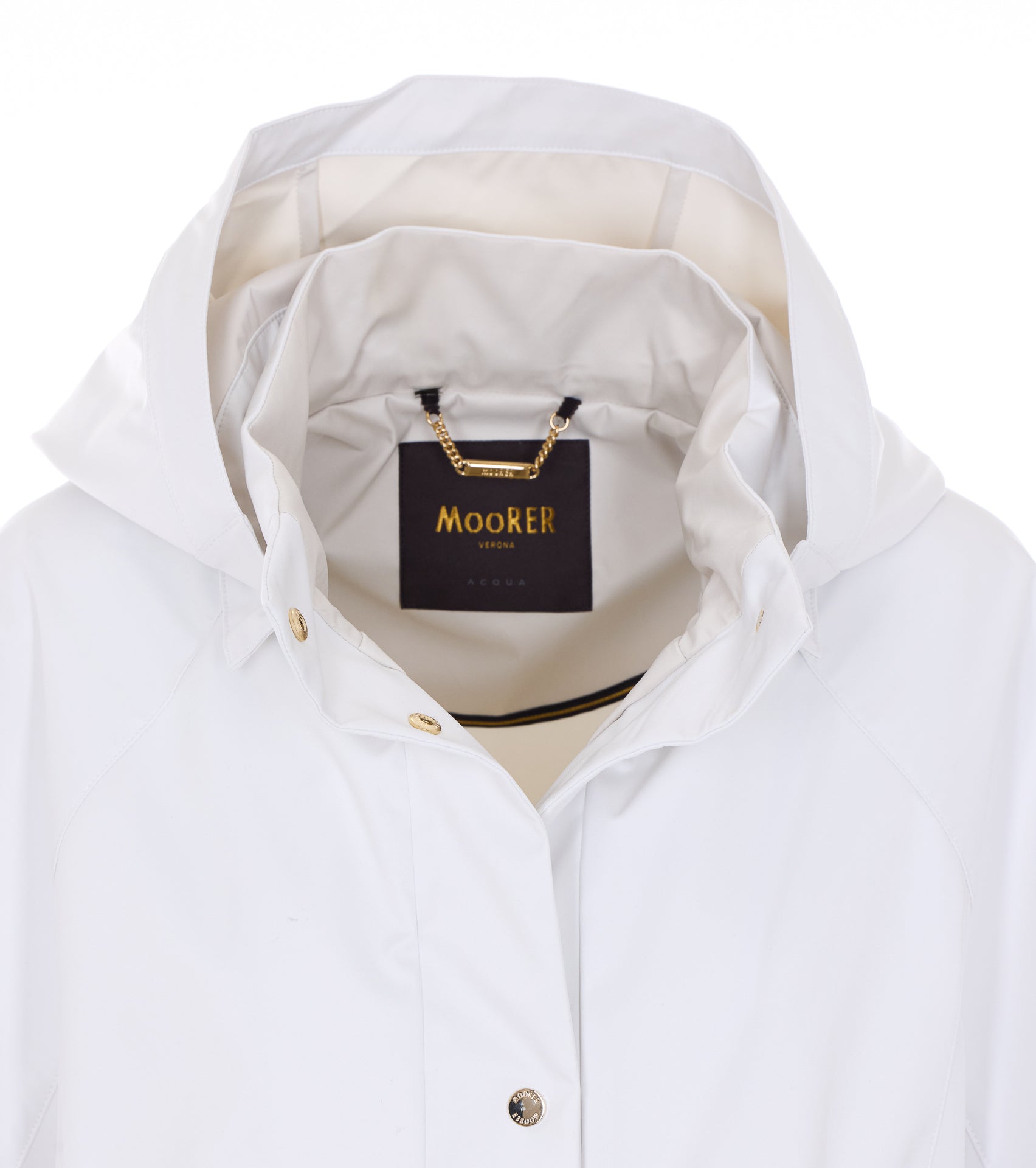 Moorer Jackets White Polyurethane