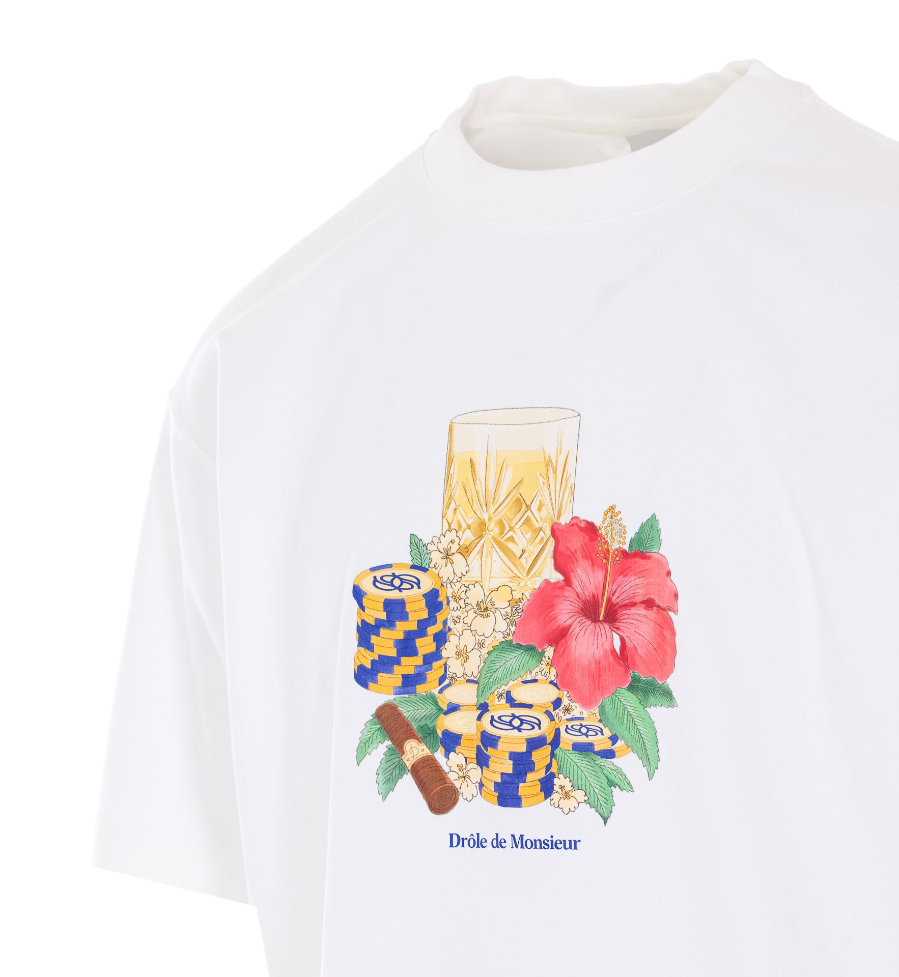 DROLE DE MONSIEUR T-shirts and Polos White Cotton