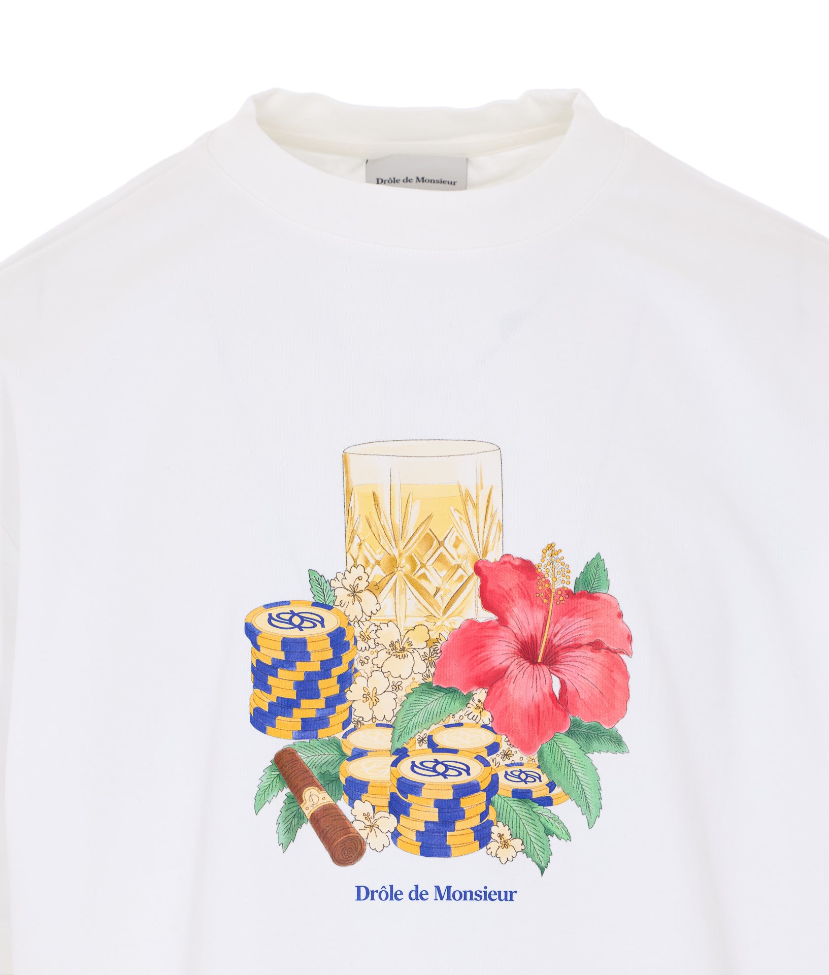 DROLE DE MONSIEUR T-shirts and Polos White Cotton