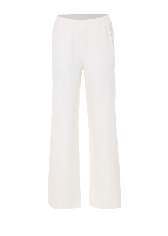 Twin-set Trousers White Viscose