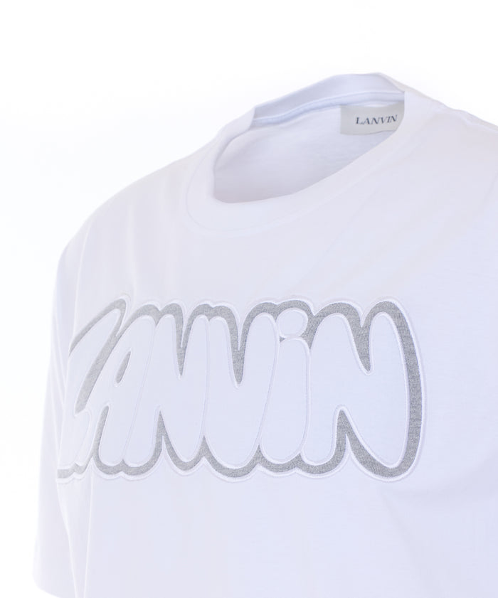 Lanvin T-shirts and Polos White Cotton