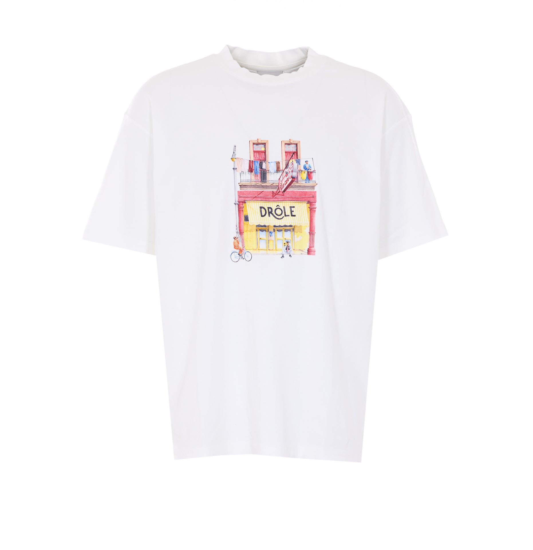 DROLE DE MONSIEUR T-shirts and Polos White Cotton