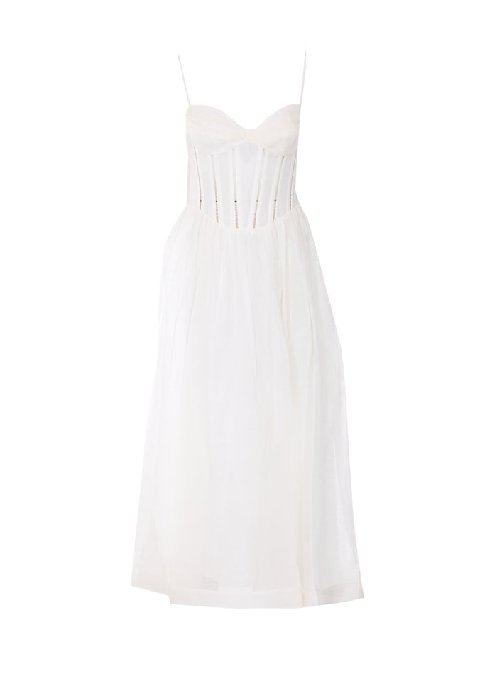 Zimmermann Dresses White Linen