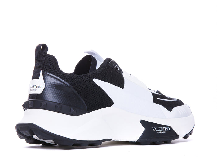 Valentino Garavani Sneakers Black Fabric/rubber Sole