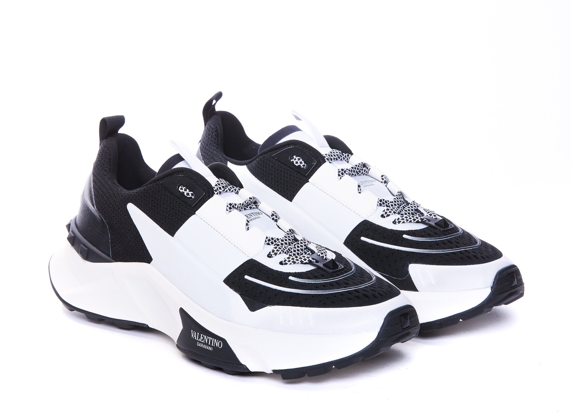 Valentino Garavani Sneakers Black Fabric/rubber Sole