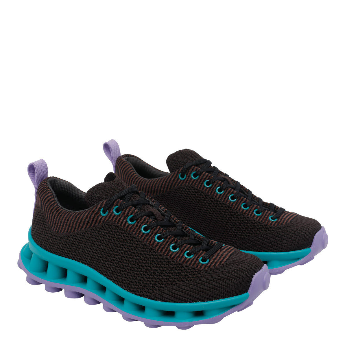 Camper Sneakers Brown Fabric/rubber Sole