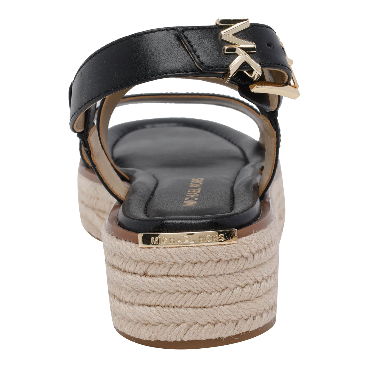 Michael Kors Sandals Black Calf Leather/rubber Sole