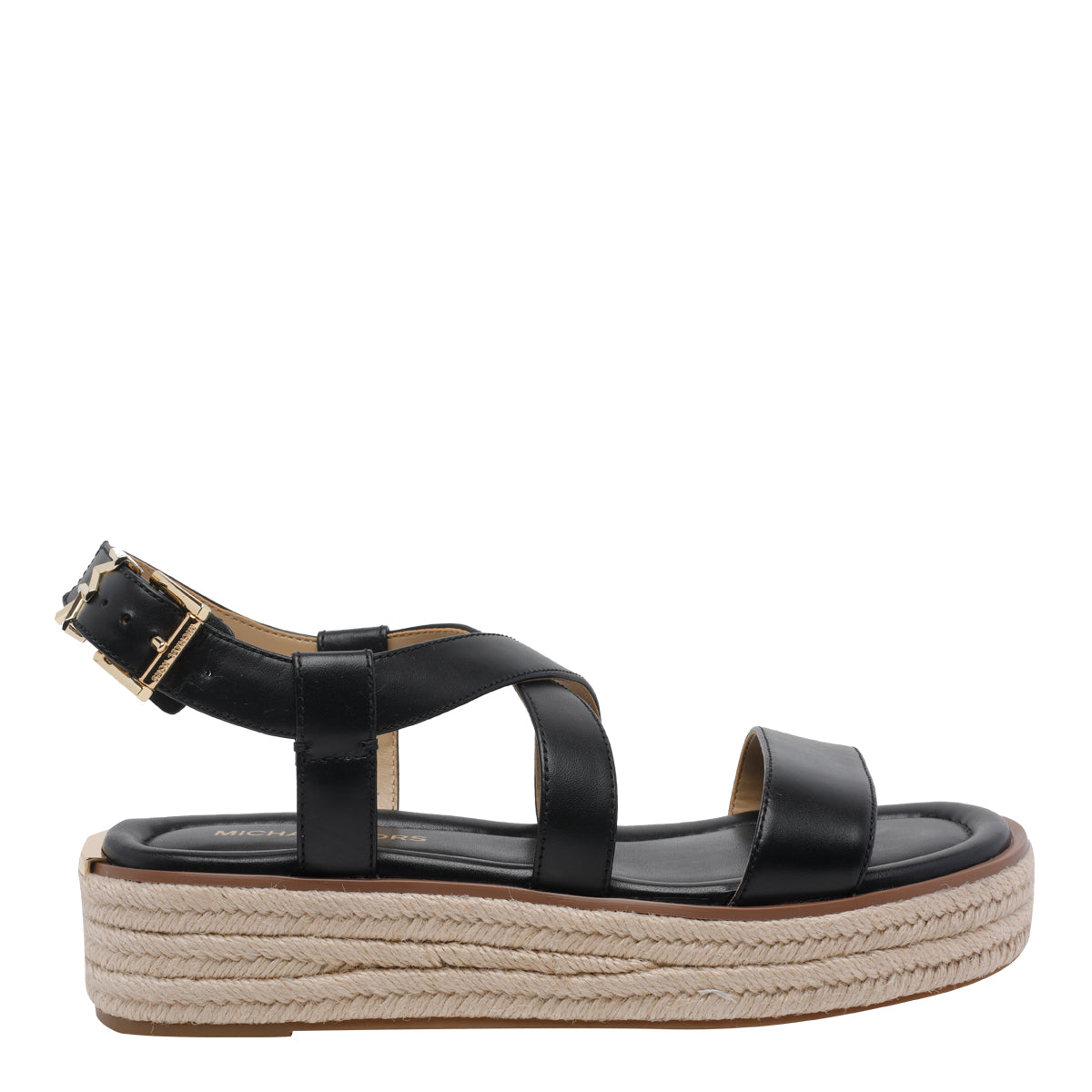 Michael Kors Sandals Black Calf Leather/rubber Sole