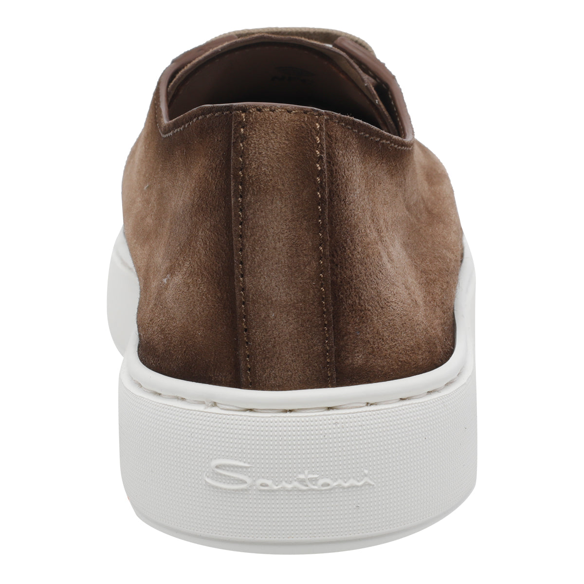 Santoni Sneakers Brown Calf Leather/rubber Sole