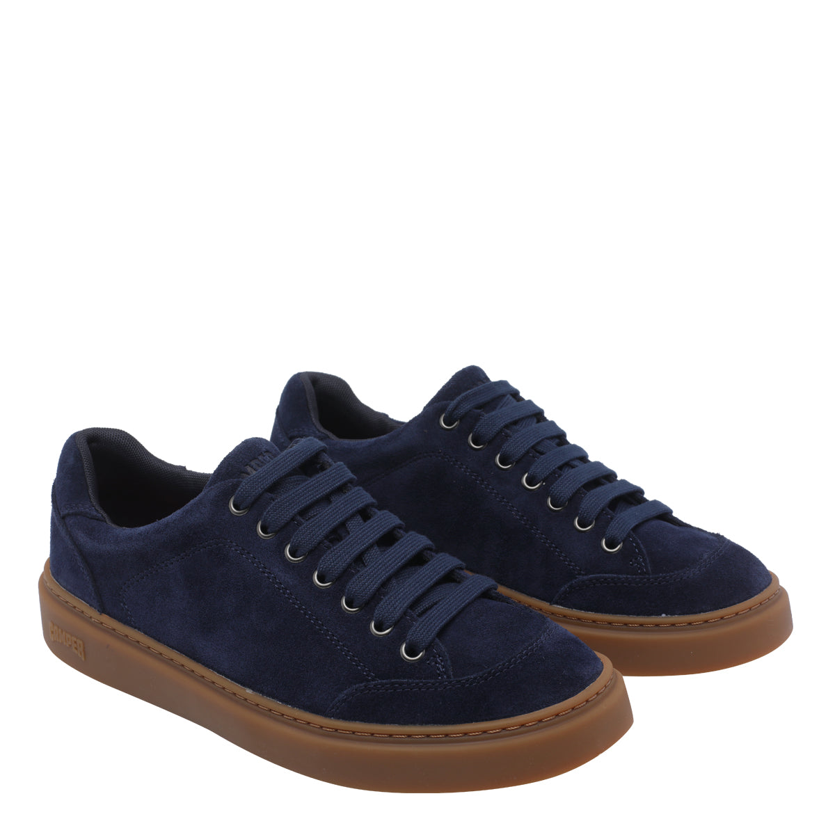 Camper Sneakers Brown Suede Leather/rubber Sole