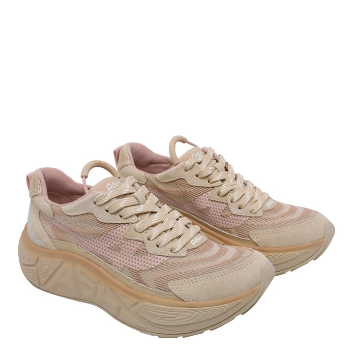 ASH Sneakers Pink Fabric/rubber Sole