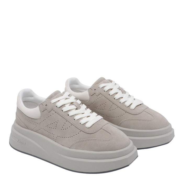 ASH Sneakers Grey Calf Leather/rubber Sole