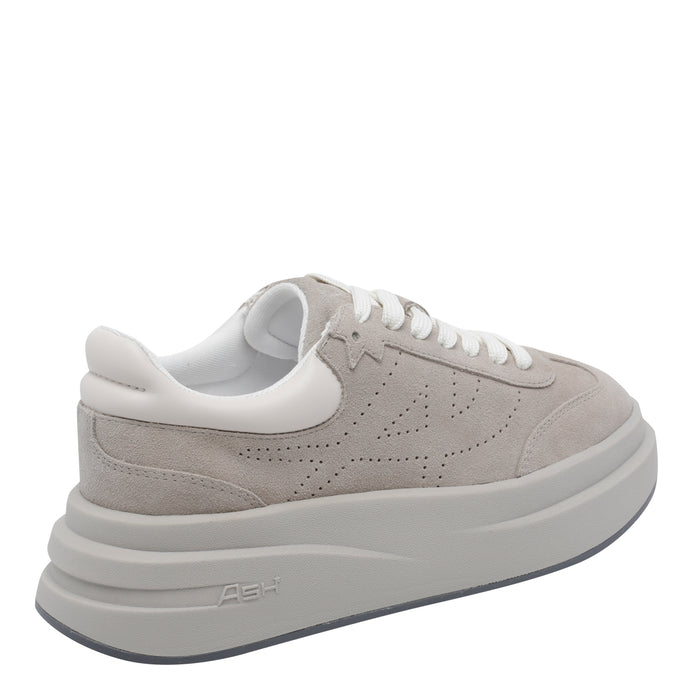 ASH Sneakers Grey Calf Leather/rubber Sole