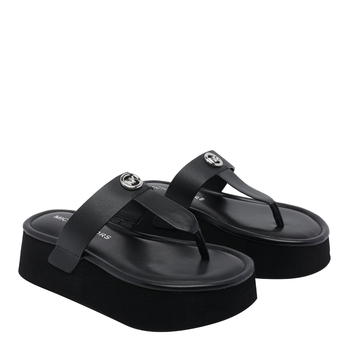 Michael Kors Sandals Black Pvc/rubber Sole
