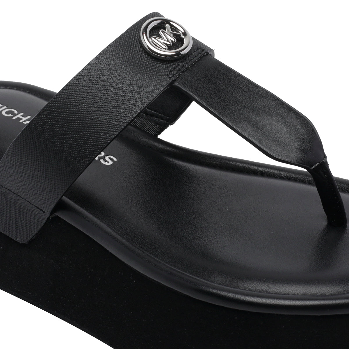 Michael Kors Sandals Black Pvc/rubber Sole
