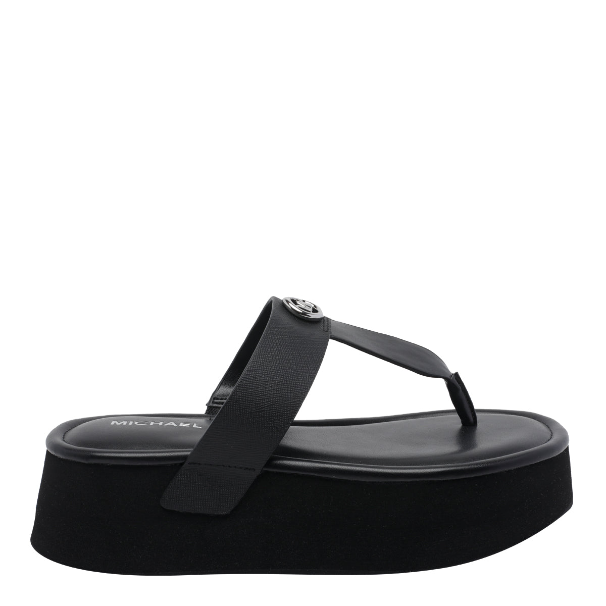 Michael Kors Sandals Black Pvc/rubber Sole