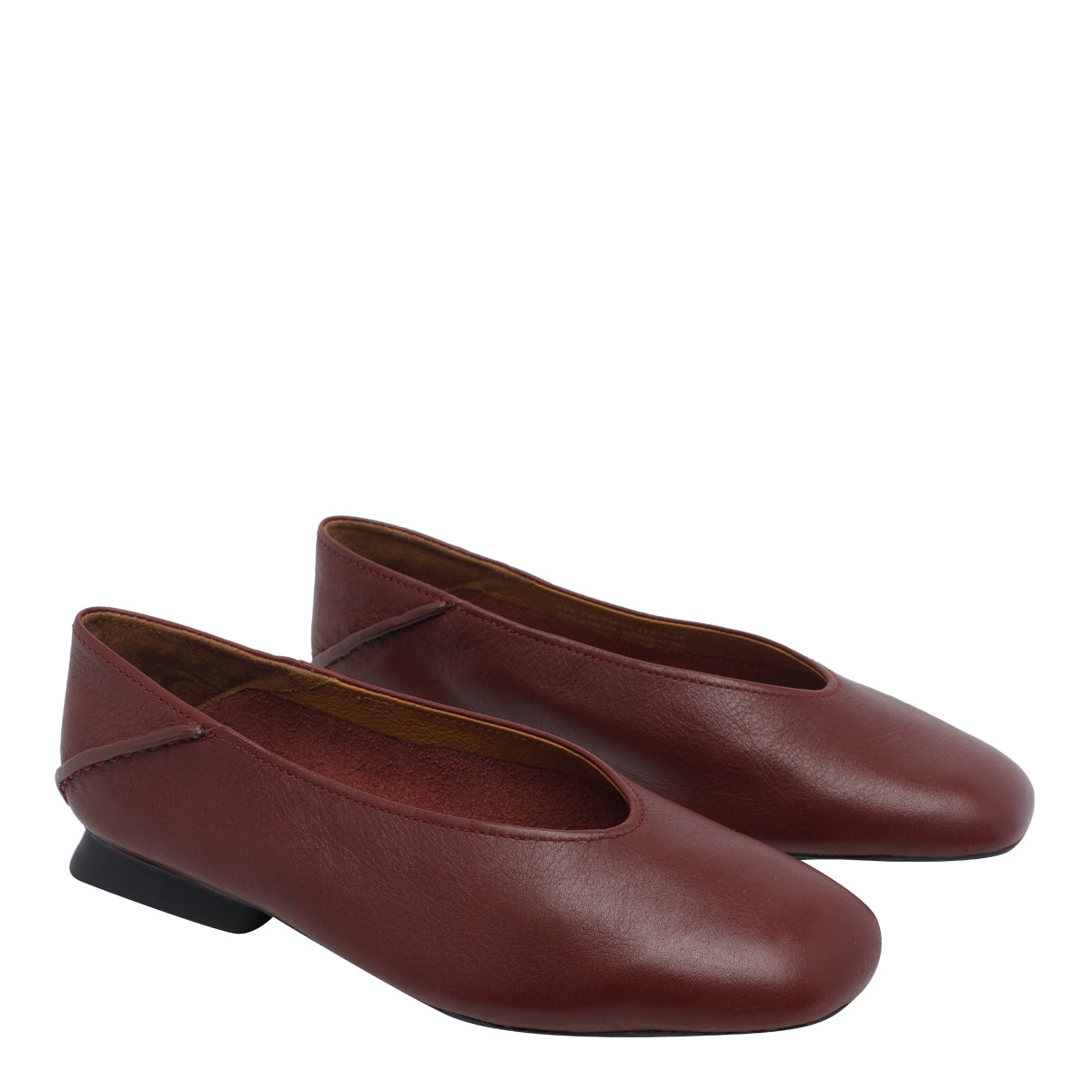 Camper Flat shoes Bordeaux Calf Leather/rubber Sole