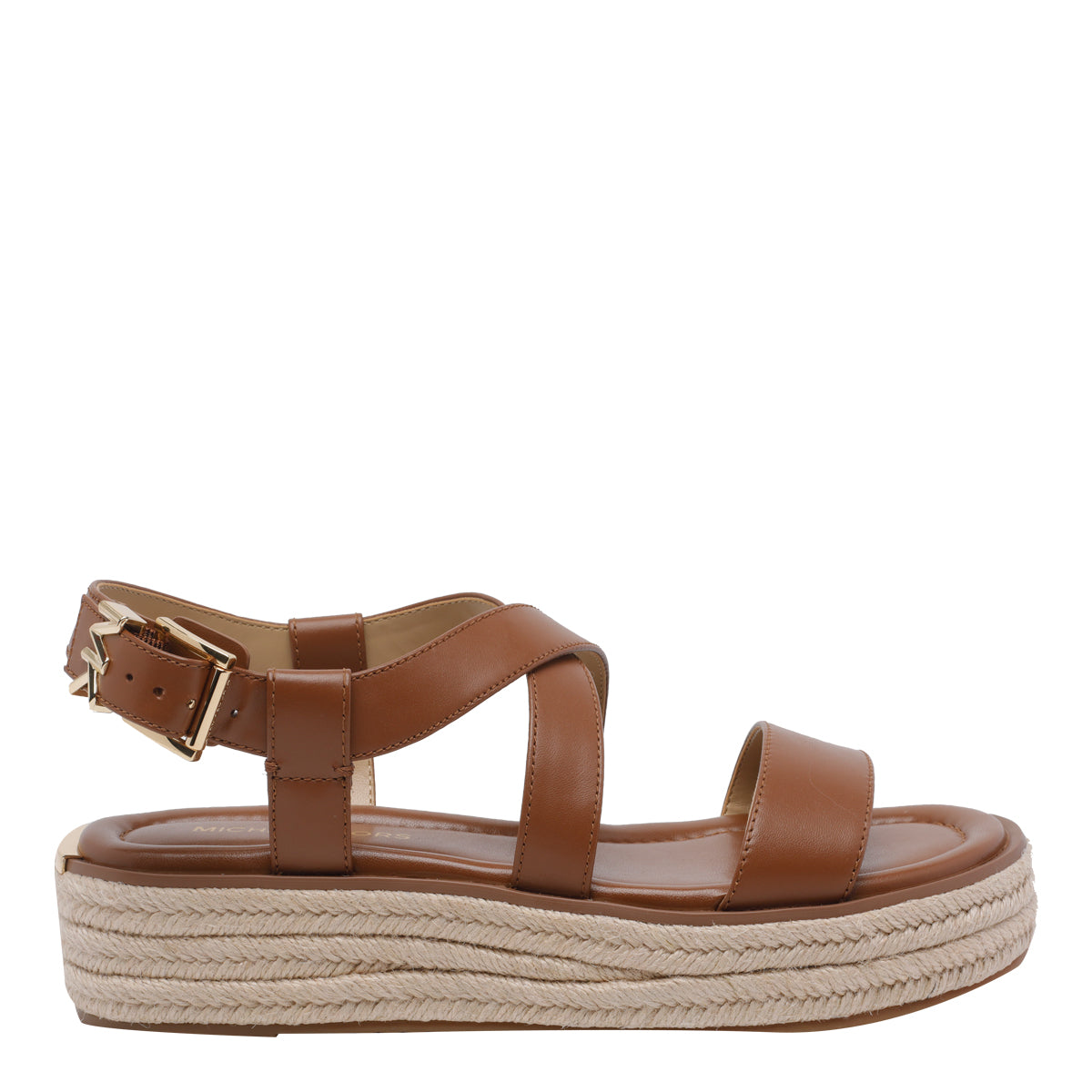 Michael Kors Sandals Brown Calf Leather/rubber Sole