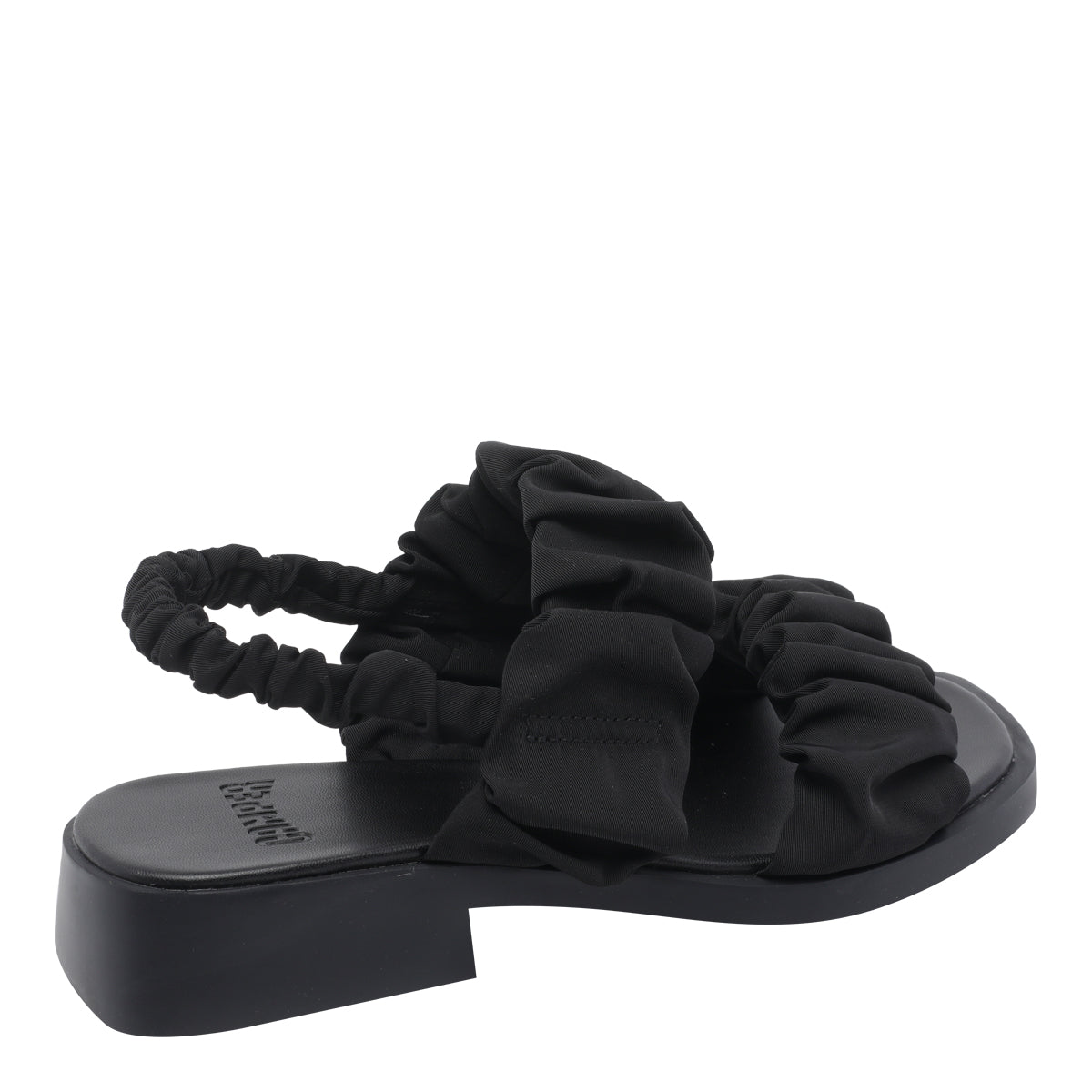 Camper Sandals Black Fabric/rubber Sole