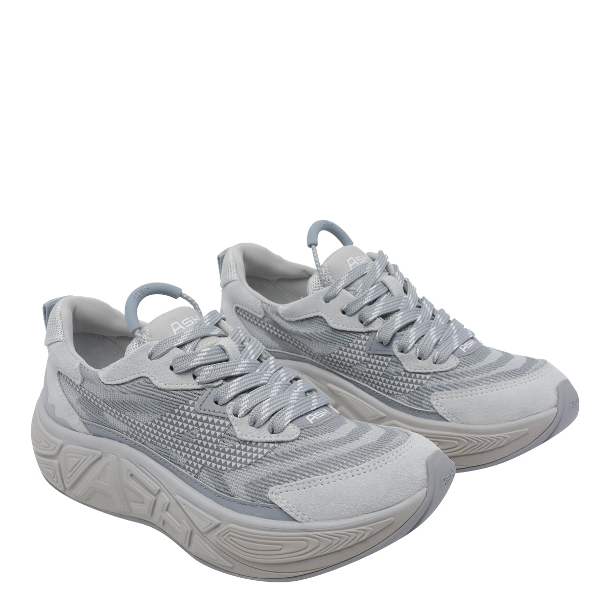 ASH Sneakers Silver Fabric/rubber Sole