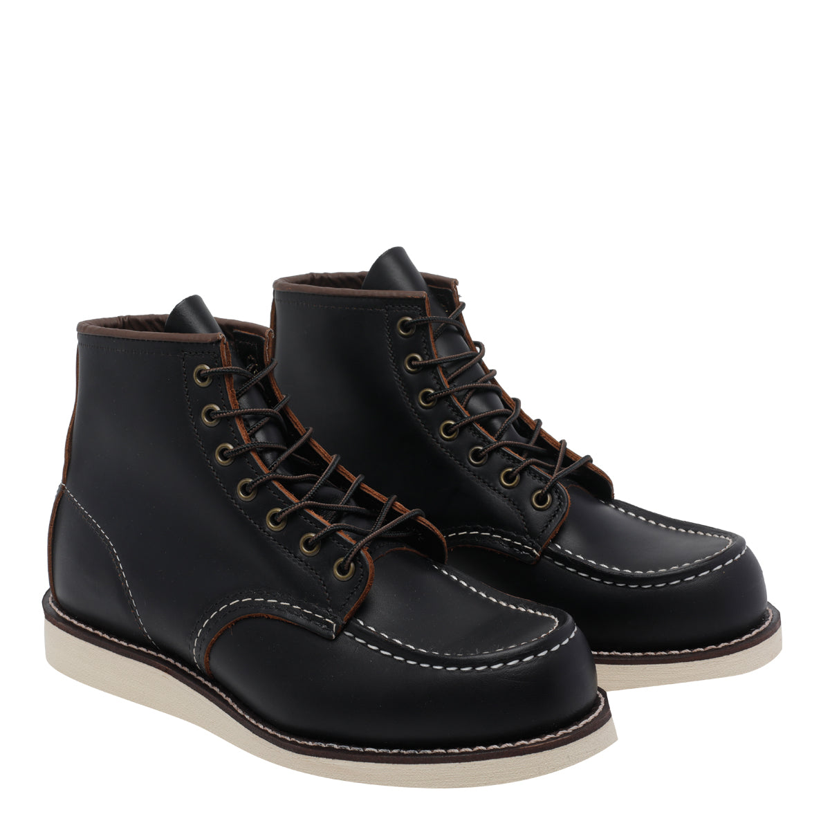 Red Wing Flat shoes Black Calf Leather/rubber Sole