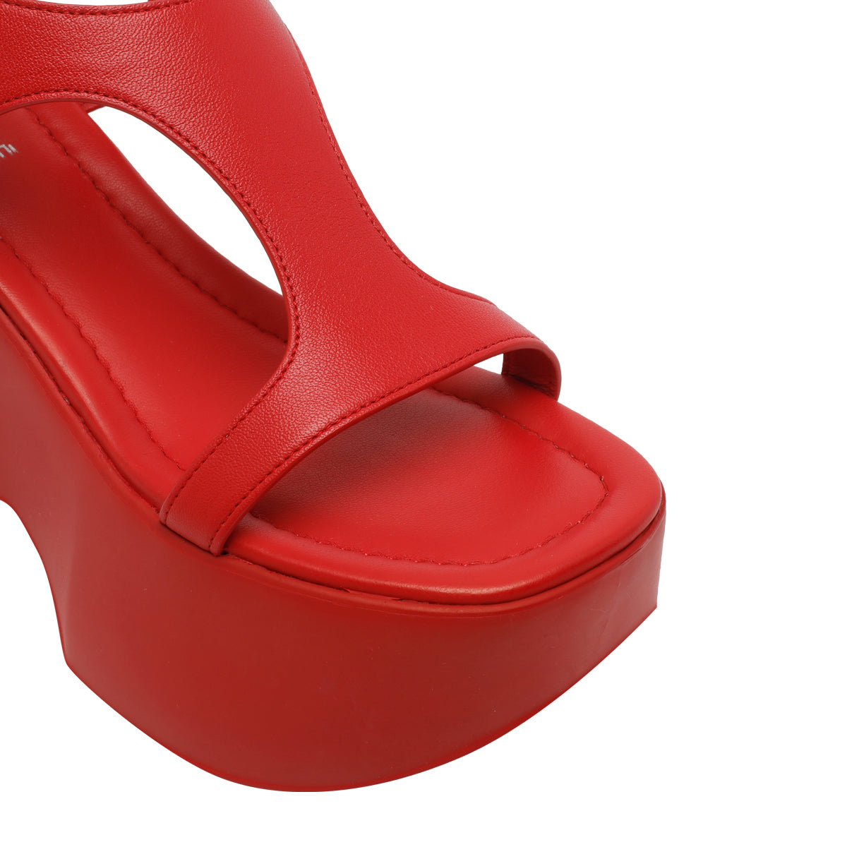Vic Matie Sandals Red Calf Leather/rubber Sole