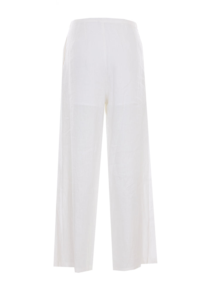 Eleh Trousers White Flax