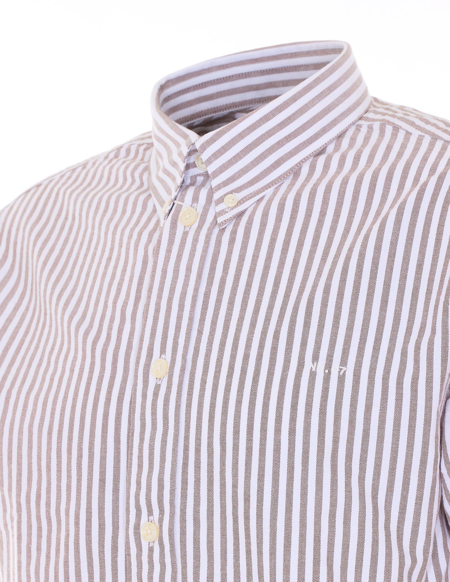 NN.07 Shirts Brown Organic Cotton