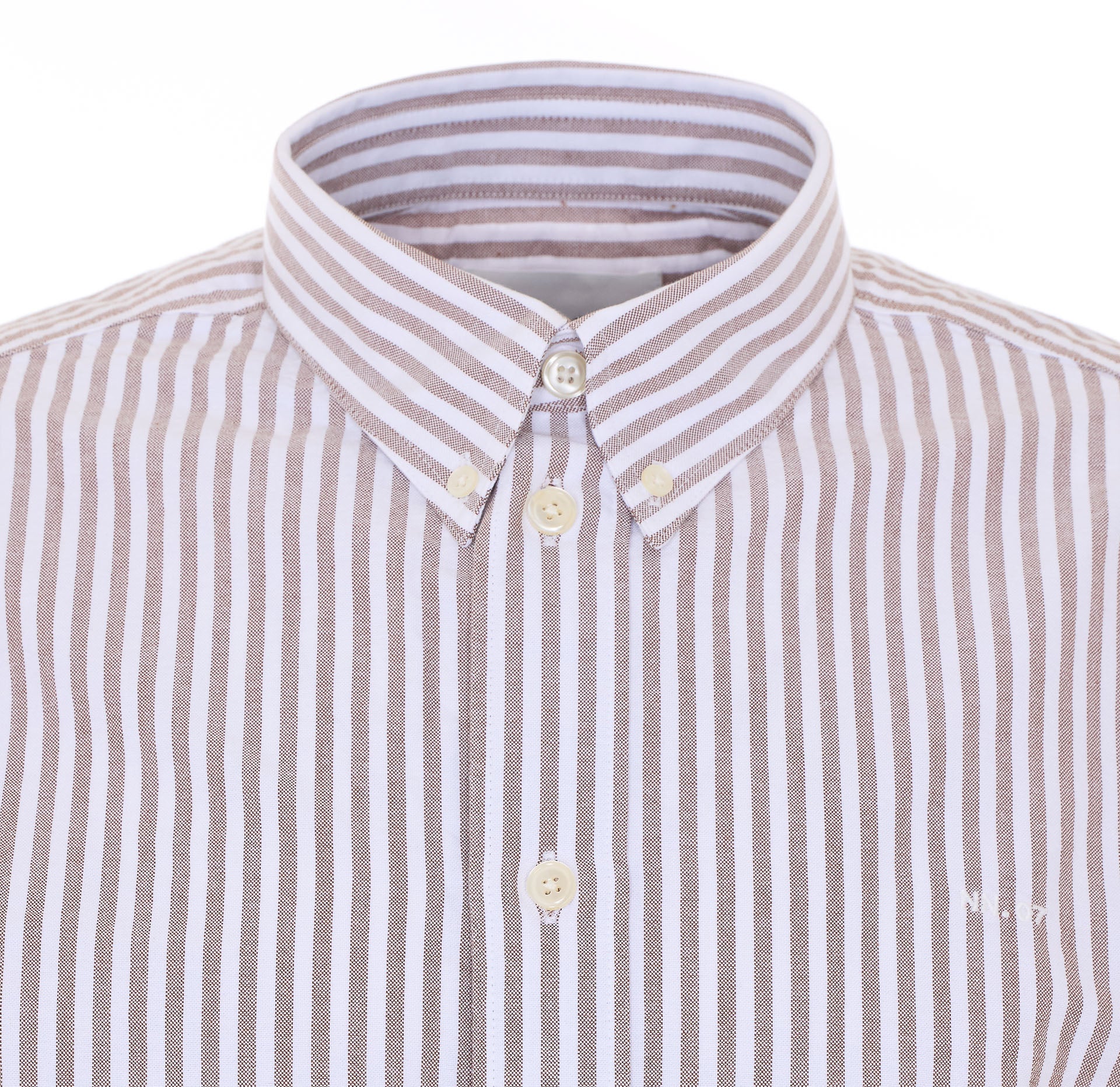 NN.07 Shirts Brown Organic Cotton