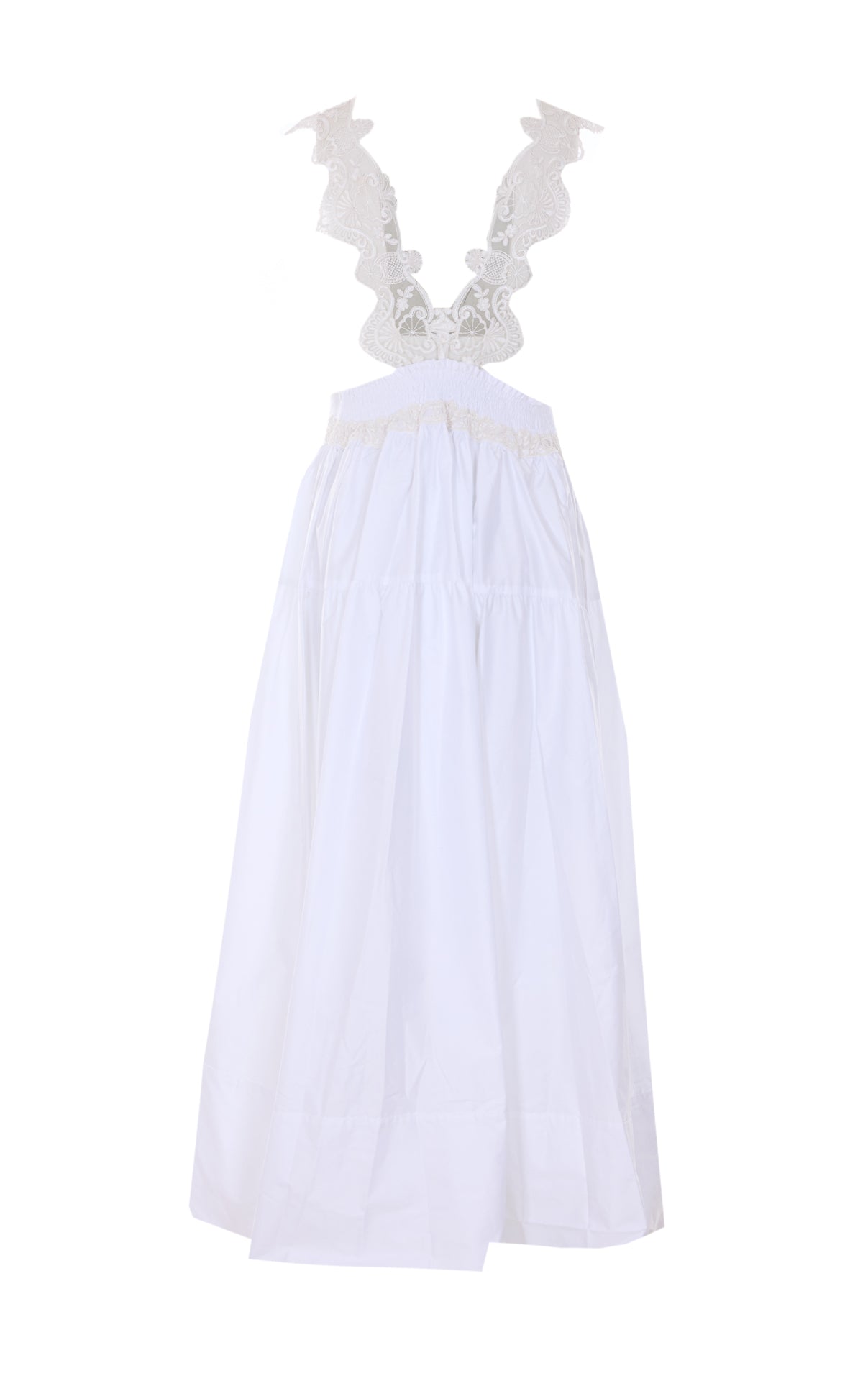 MAURIZIO Dresses White Cotton