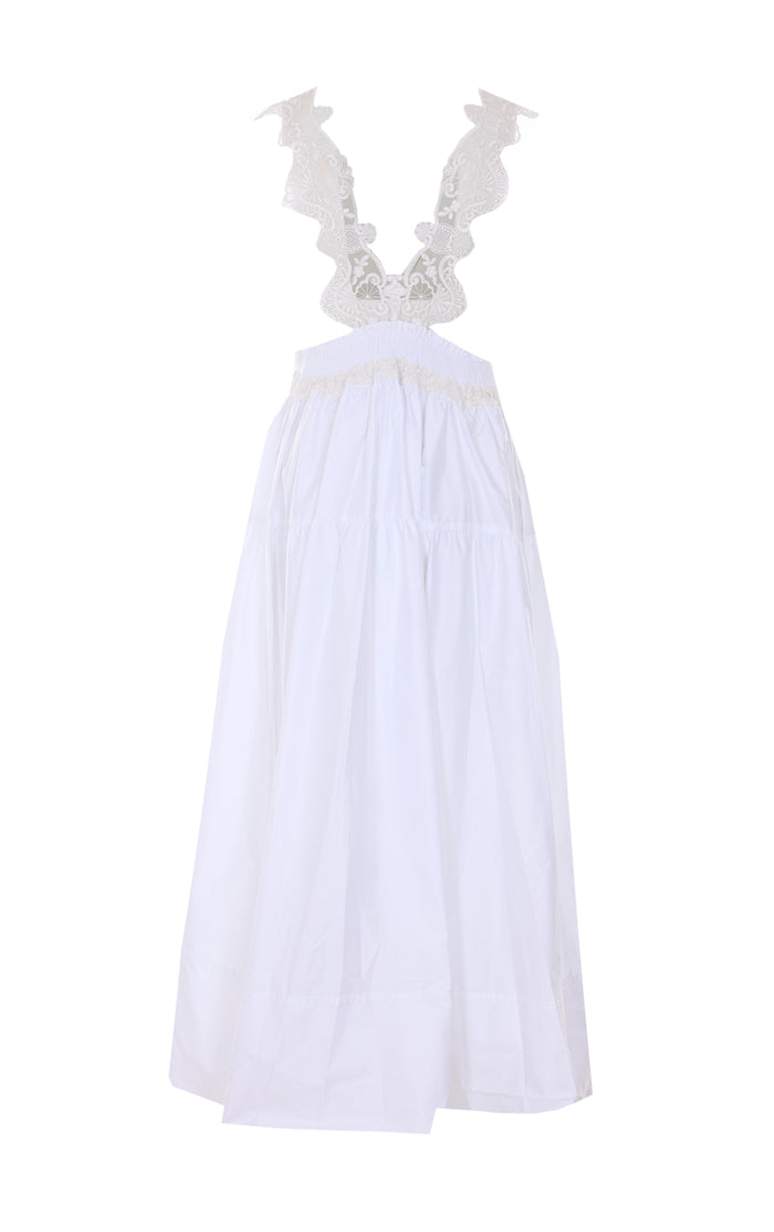 MAURIZIO Dresses White Cotton