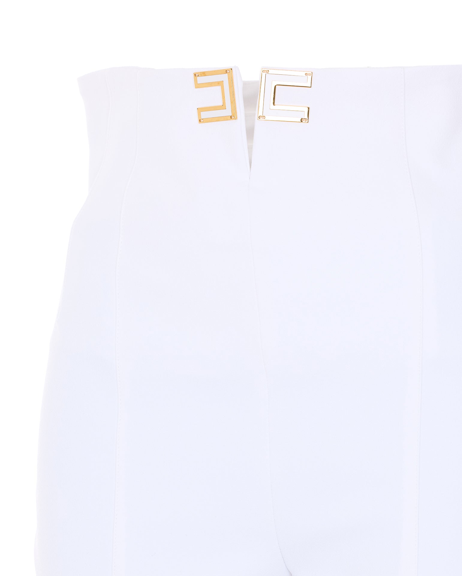 Elisabetta Franchi Trousers White Polyester
