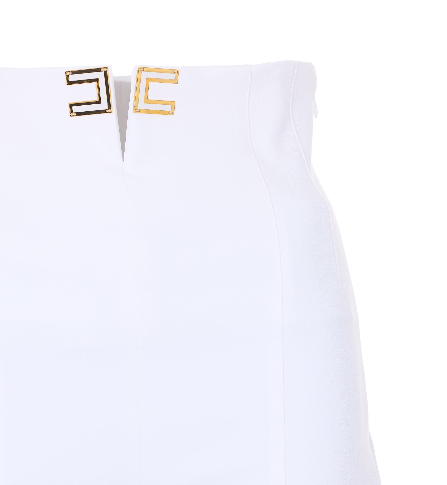 Elisabetta Franchi Trousers White Polyester