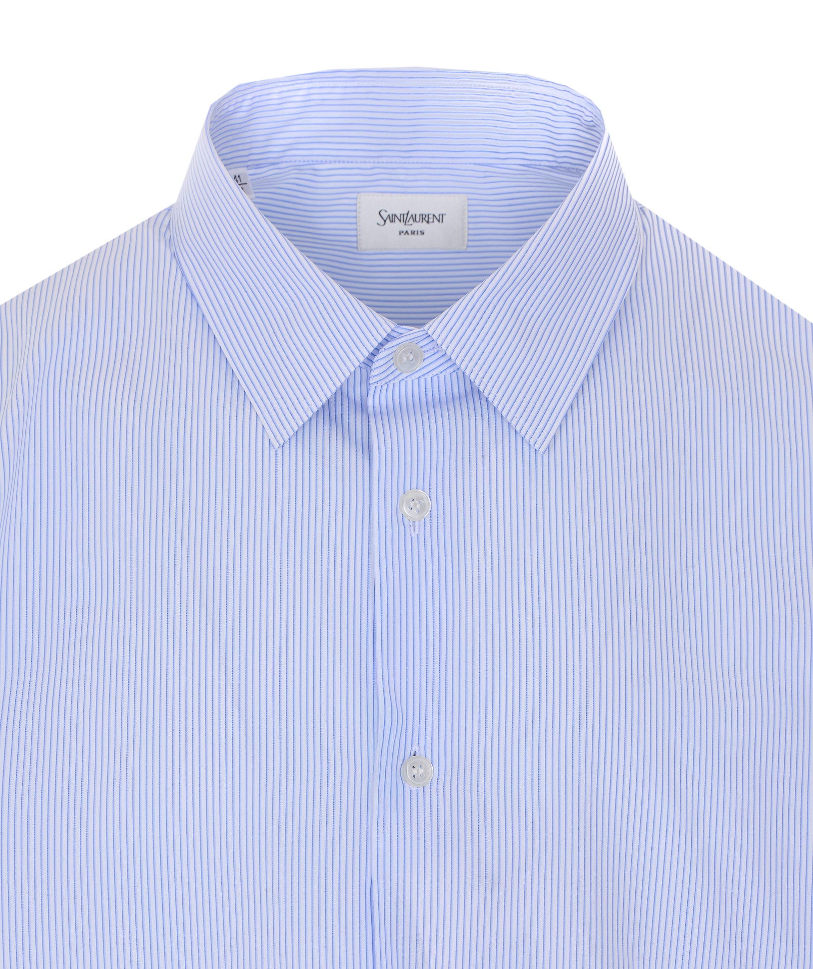 Saint Laurent Shirts Blue Cotton