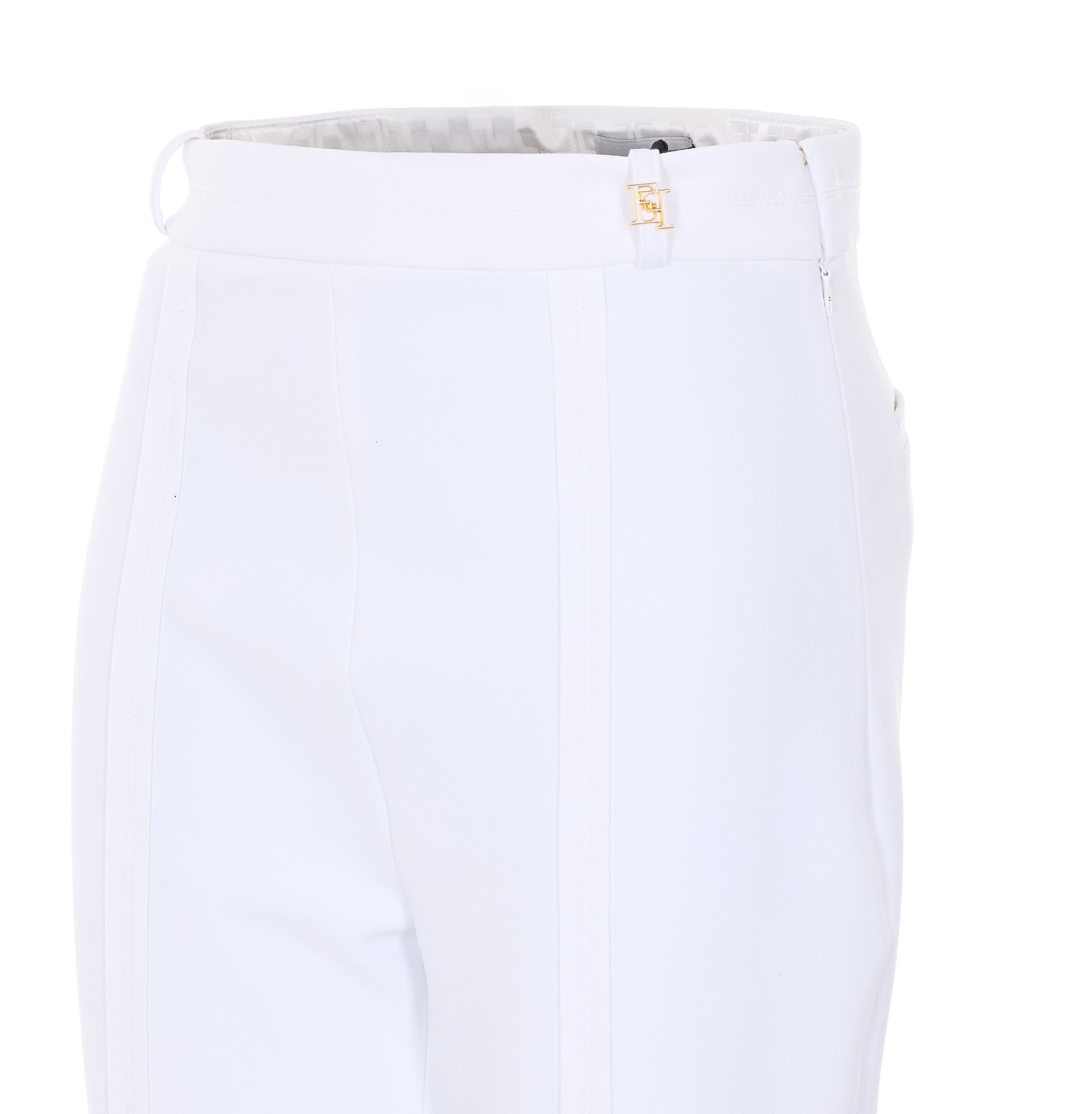 Elisabetta Franchi Trousers White Polyester