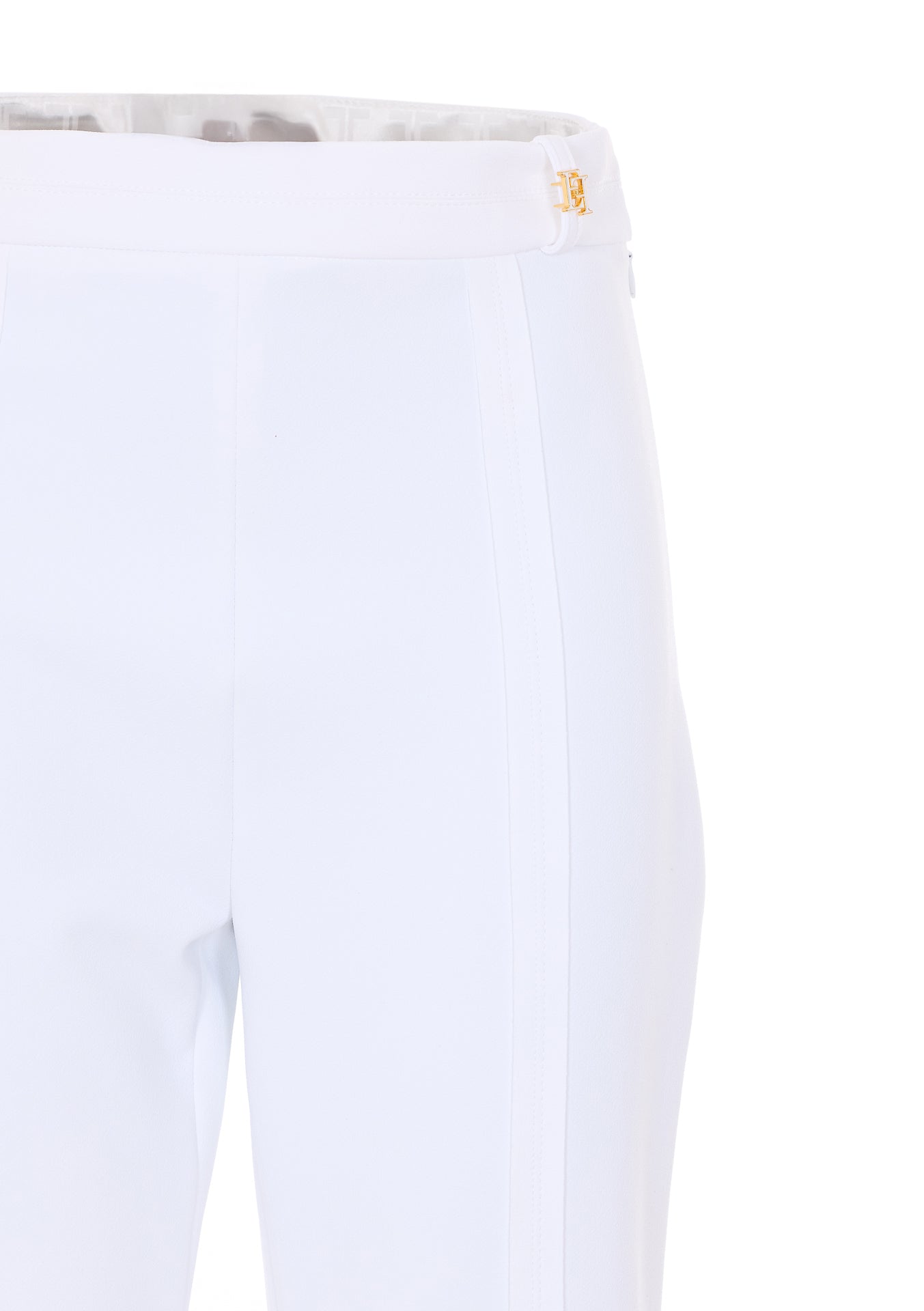 Elisabetta Franchi Trousers White Polyester