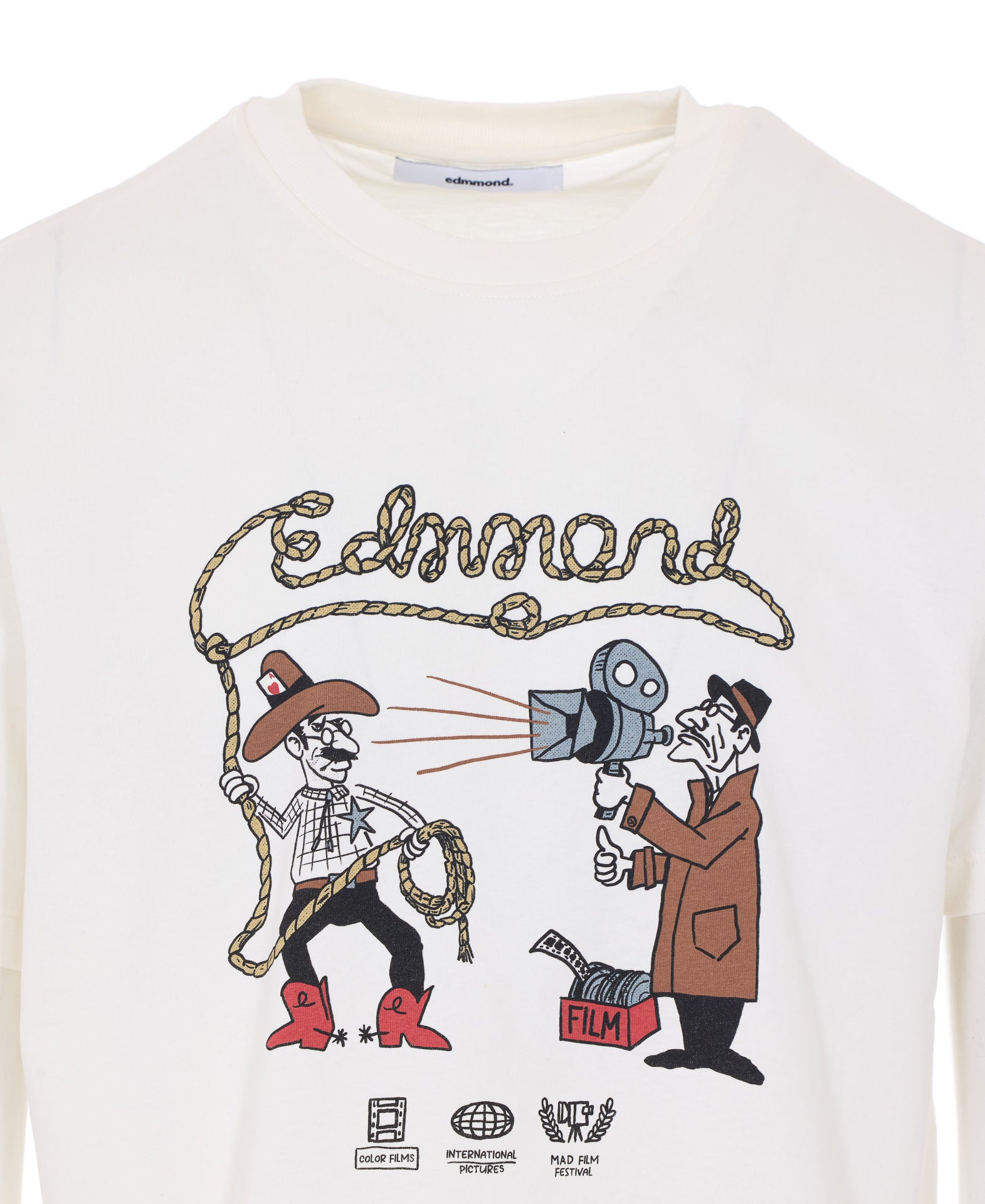 EDMMOND STUDIOS T-shirts and Polos White Organic Cotton