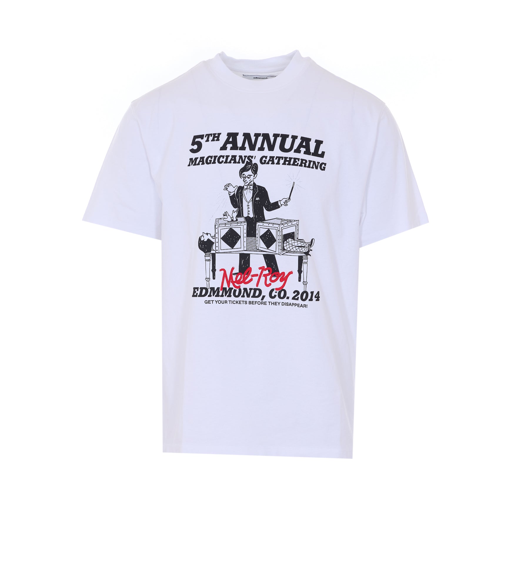 EDMMOND STUDIOS T-shirts and Polos White Organic Cotton