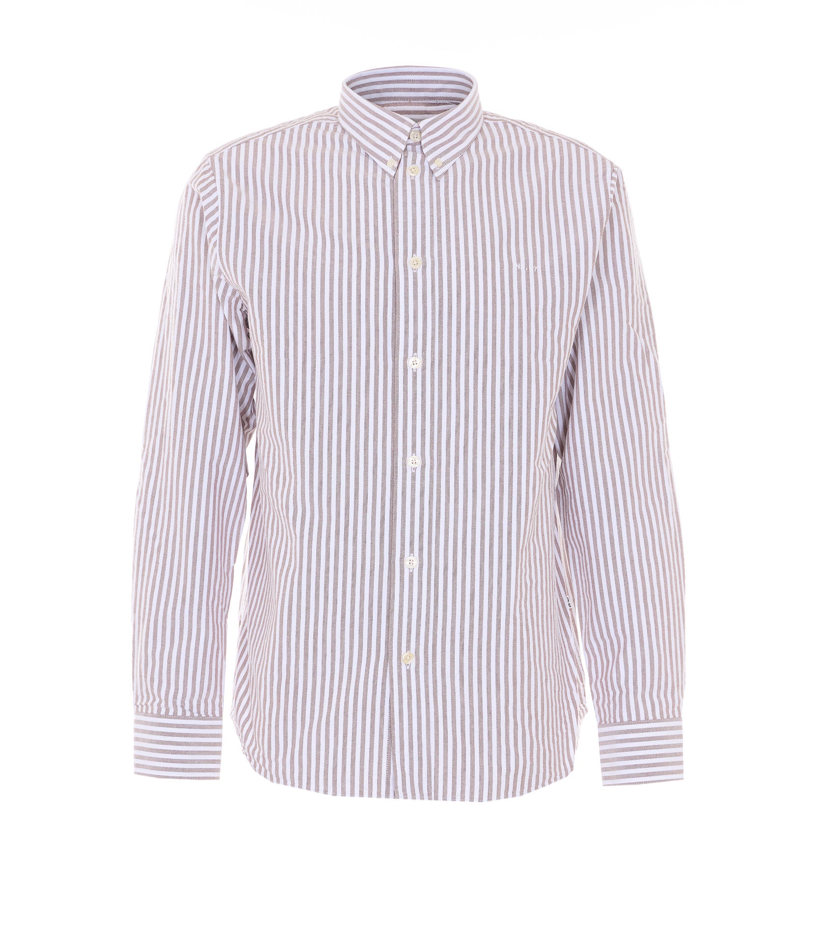 NN.07 Shirts Brown Organic Cotton