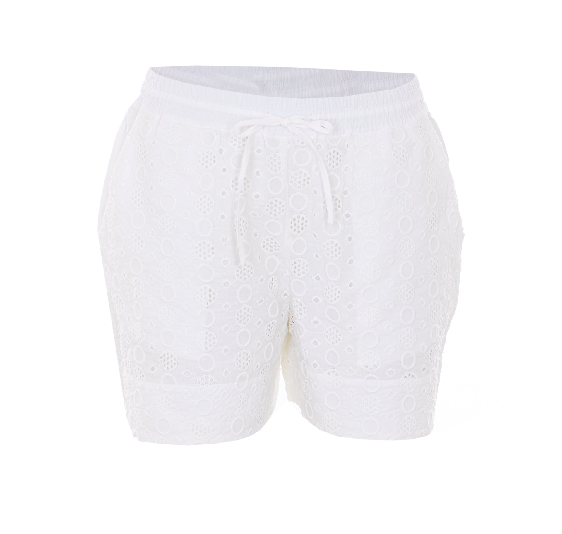 Pinko Shorts White Cotton