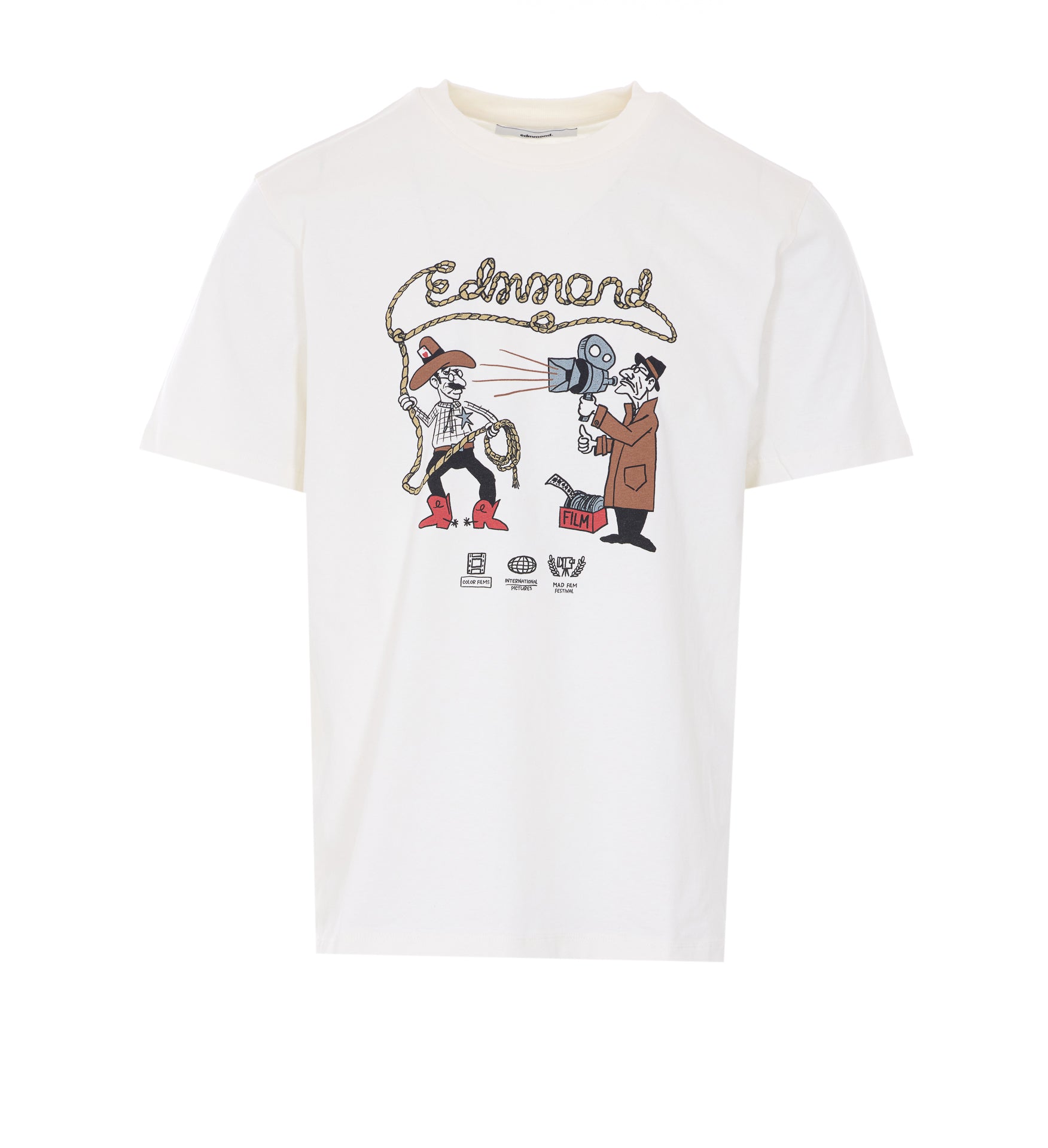 EDMMOND STUDIOS T-shirts and Polos White Organic Cotton
