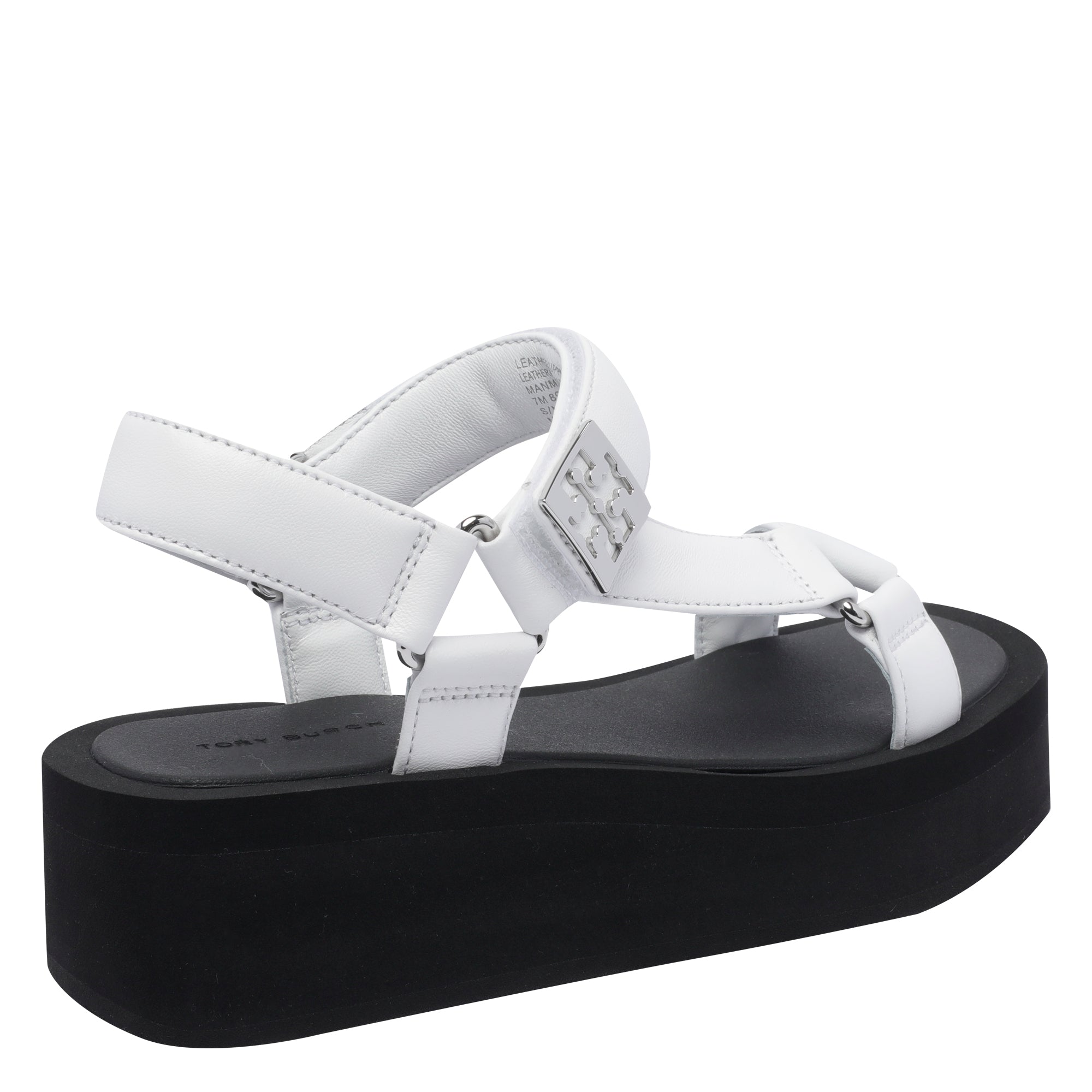 Tory Burch Sandals White Calf Leather/rubber Sole