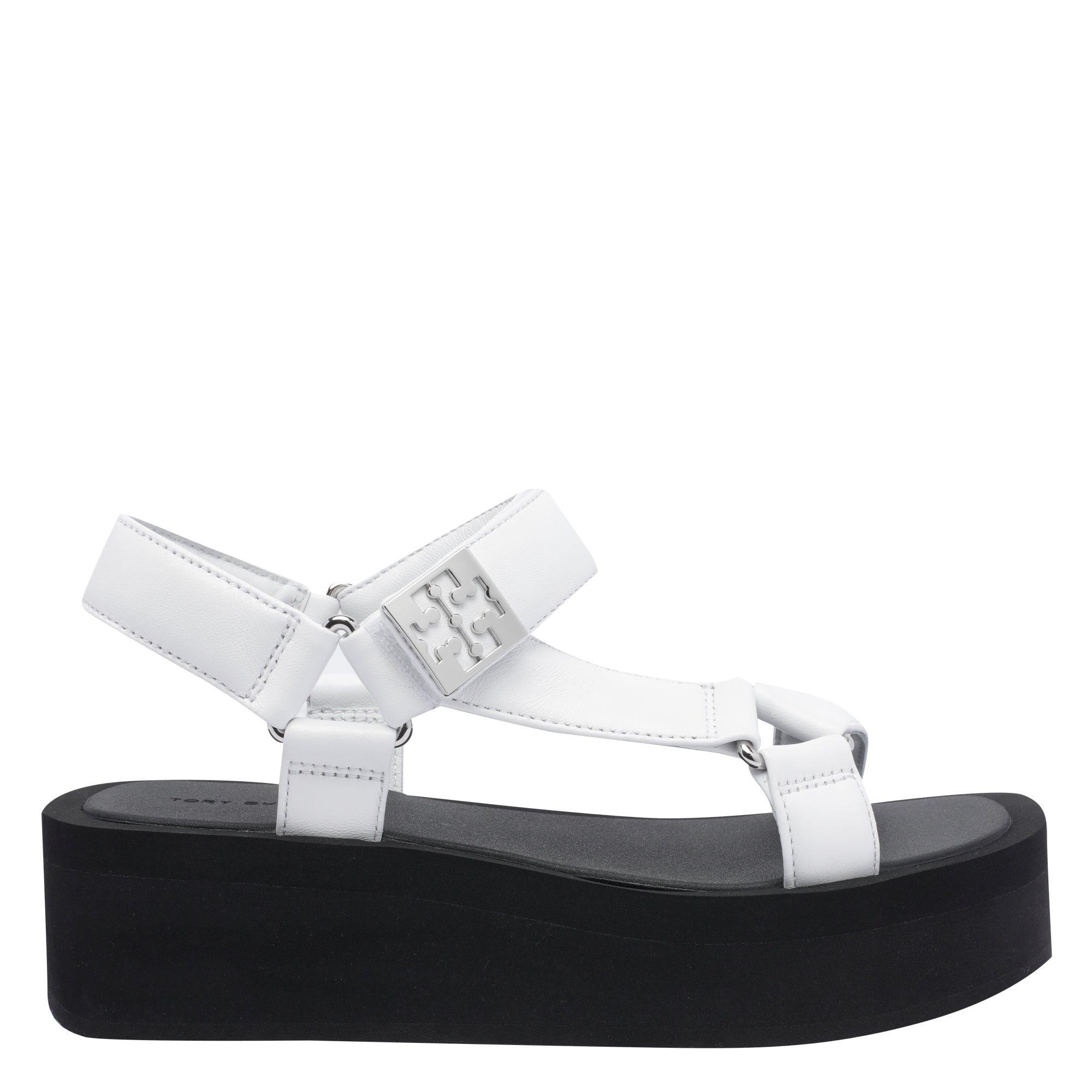 Tory Burch Sandals White Calf Leather/rubber Sole