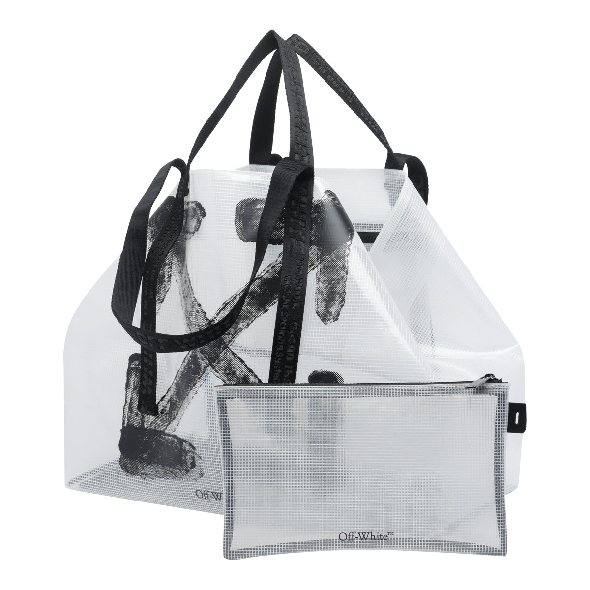 Off White Bags Transparent Polyester