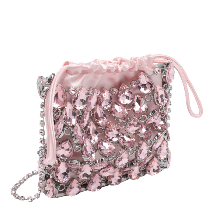 SELF PORTRAIT Bags Pink Glass+brass