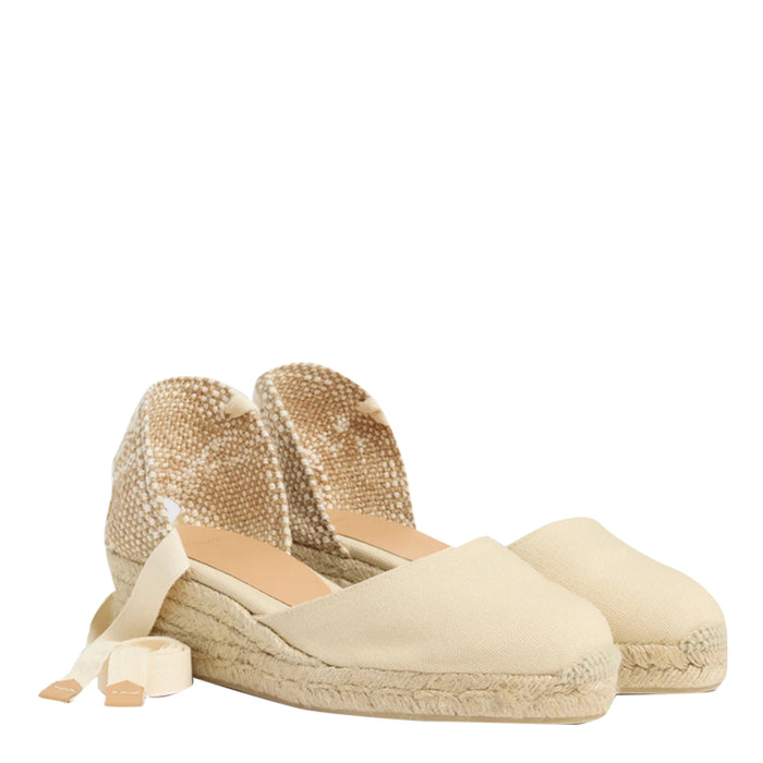 Castaner Sandals White Fabric/rubber Sole