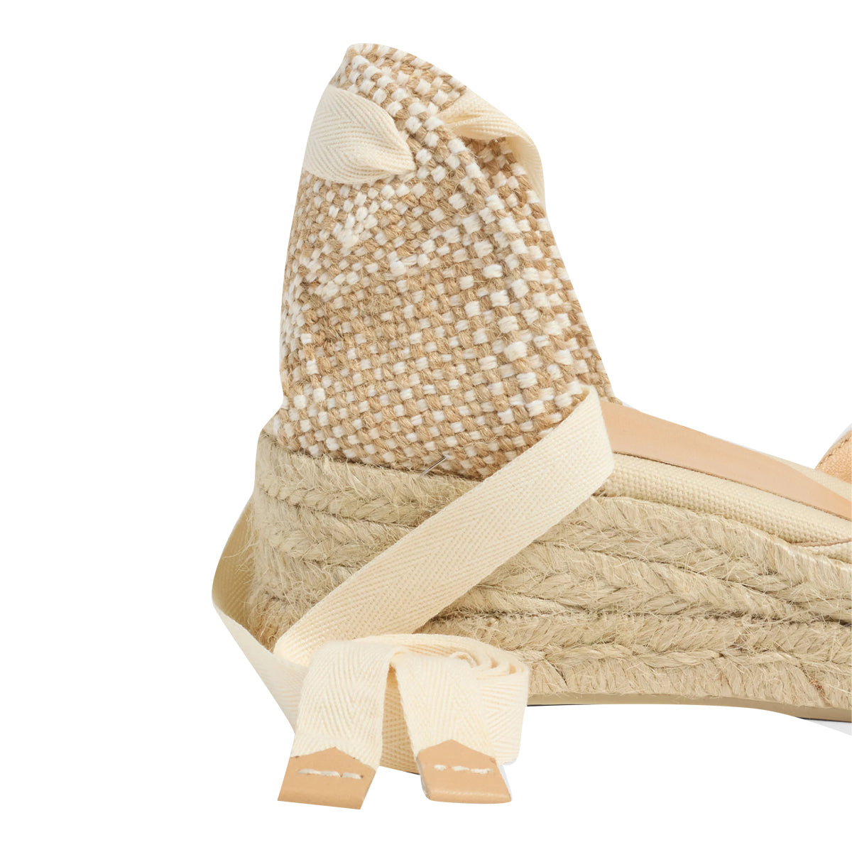 Castaner Sandals White Fabric/rubber Sole