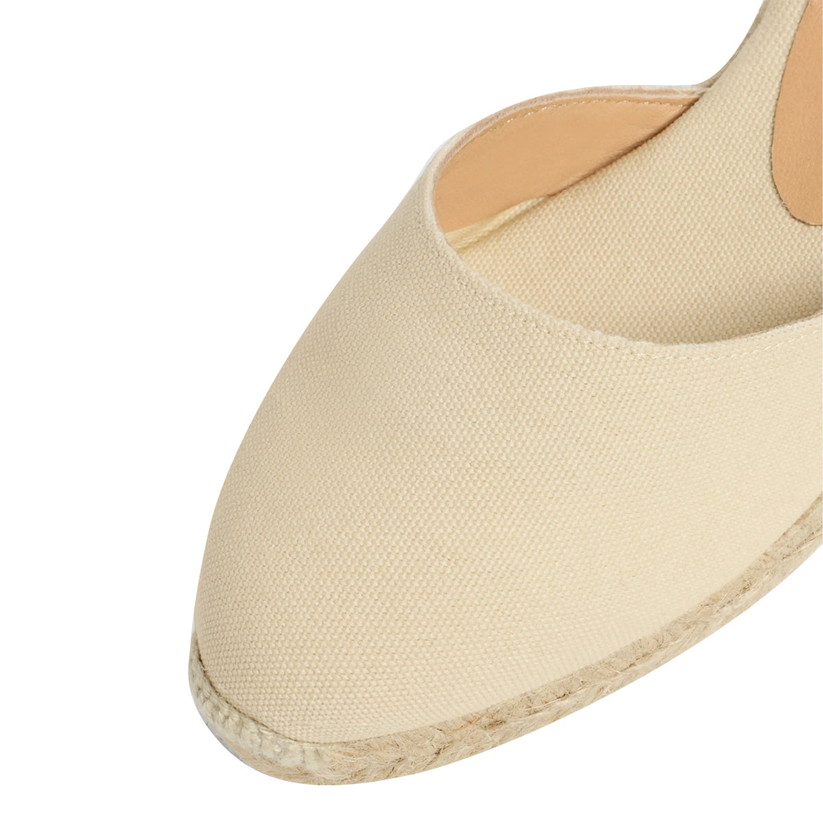 Castaner Sandals White Fabric/rubber Sole